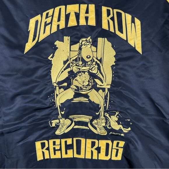 Death Row Records Men’s Long Bomber Limited Edition Jacket Sz 3X Snoop Dogg NEW - Picture 9 of 15